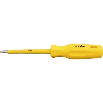 Chave De Fenda Com Haste Isolada 1000v 1/8x2 - 30.70.800.182 - Vonder Chave Fenda H.isol.1/8x2 1000v Vonder