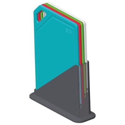 Conjunto de Tábuas de Corte Mixcolor em Polipropileno com Suporte para Cozinha Colorido Tramontina