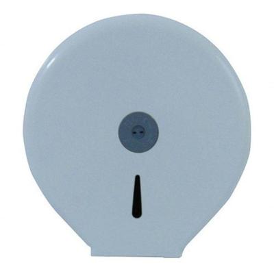 Kit 2 Suportes para Papel Higiênico Rolão N9 300 a 400M com Fechadura Branco-Cinza Higipack