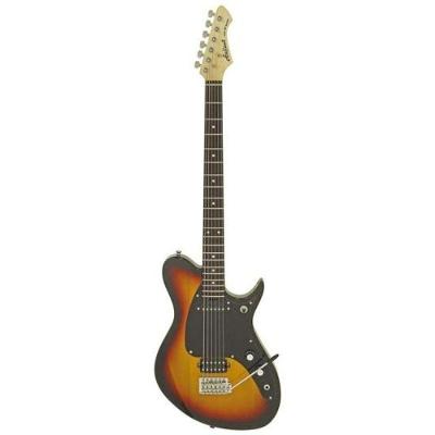 Guitarra Barítono Pro II J-B'tone Baritone com Escala em Rosewood, 3 Tone Sunburst Aria Guitars