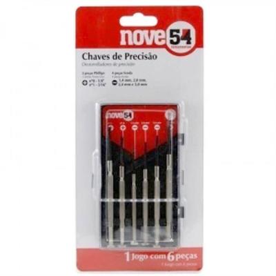 Jogo De Chaves De Precisão Com 6 Peças - 35.70.600.001 - Nove54 Jg De Chave De Precisao C/6pcs Nove54