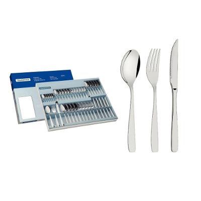 Faqueiro para Churrasco Cosmos 42 Peças em Aço Inox Inox Polido para Mesa Inox