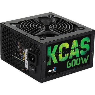Fonte Gamer ATX KCAS 600W com Certificação 80 PLUS BRONZE e PFC Ativo Full Range Aerocool
