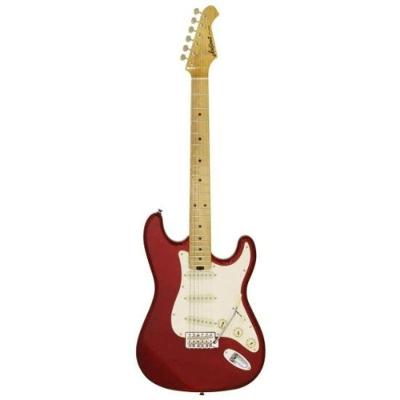 Guitarra Elétrica Aria Pro II STG-57 com 3 Captadores Single Coil Alnico V Candy Apple Red Aria