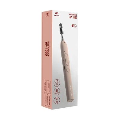 Apresentador sem Fio AP-1000 com Funções PPT e Multimídia, Laser Vermelho Champagne C3tech