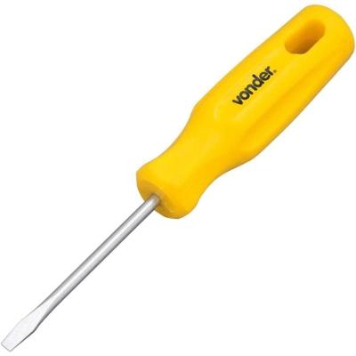 Chave De Fenda B 1/8 X 2 Aço Cromado Com Ponta Magnetica - 3070218200 - Vonder Chave Fenda B 1/8x2 Crv Vonder