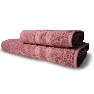 Kit 2 Toalhas 1 Banho 1 Rosto Itália Soft 100% Algodão 430G-M² Alta Absorção Rosê