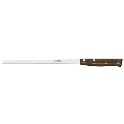 Faca para Fiambres Tradicional em Aço Inox com Cabo em Madeira Natural 9 Tramontina