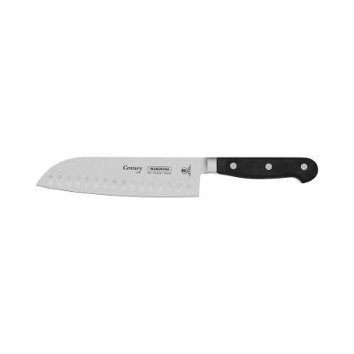 Faca Santoku Century em Aço Inox com Cabo de Policarbonato com Fibra de Vidro Preto Tramontina