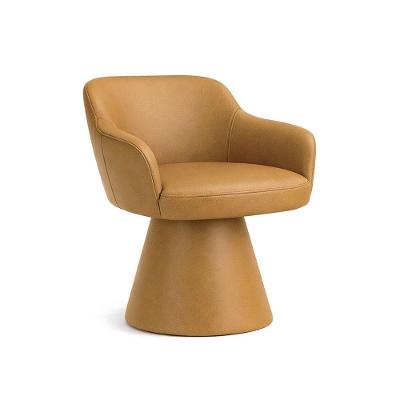 Cadeira De Mesa De Jantar Jade Base Cone Corano Camel - Nexta Casa