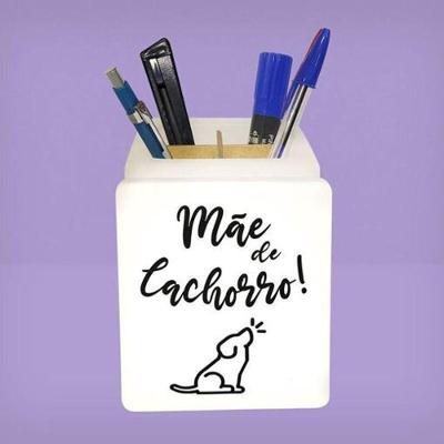 Organizador De Mesa Iluminado Mãe De Dog