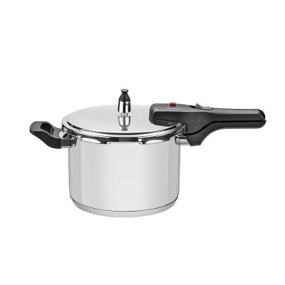 Panela de Pressão Brava Aço Inox 4,5L 20CM Fundo Triplo Inox