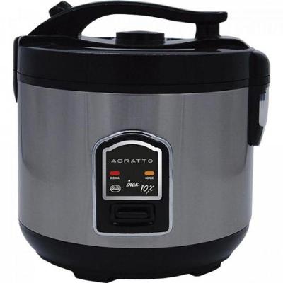 Panela Elétrica de Arroz Agratto PAI10X 700W Tampa com Visor Inox 220V
