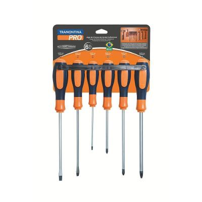 Chave De Fenda Tramontina Pro Ultragrip Plus 6 Peças
