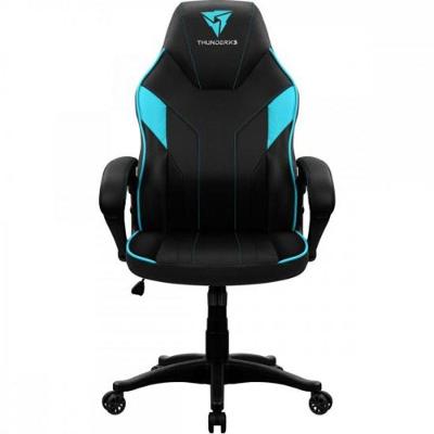 Cadeira Gamer EC1 Thunderx3 em Poliuretano com Tecnologia Air Tech e Balanço Azul