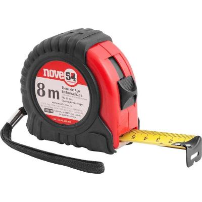 Trena De Aço Emborrachada 8 M X 25 Mm Nove54 Ostenvonder