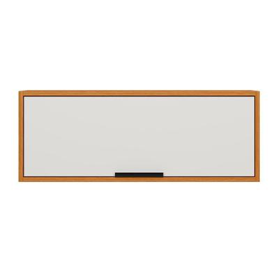Armário Aéreo Ravena 80cm 1 Porta Basculante Geladeira Freijo-off Acetinado Freijo-off Acetinado