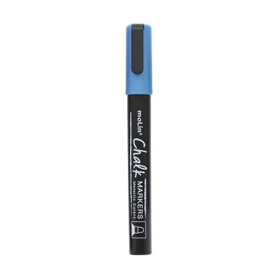 Giz Líquido Metálico Molin do Brasil Creative Vibes com Efeito Intenso e Secagem Rápida Azul
