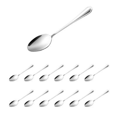 Colher de Café Jogo com 12 Peças em Aço Inox Polido para Mesa Inox Yeet
