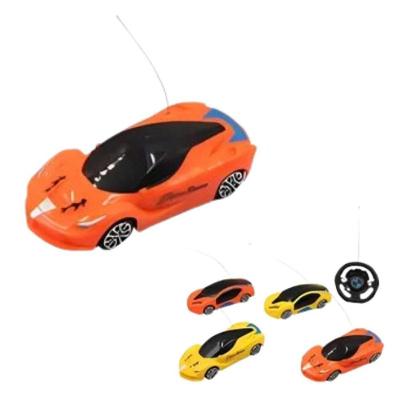 Carro com Controle Remoto 3 Funções Frente Ré com Luzes Escala 1:24 Wellmix