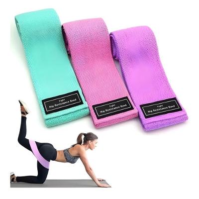 Faixa Elástica para Exercício Kit 3 Faixas Elásticas de Exercício Hip Resistance Bands com 3 Níveis