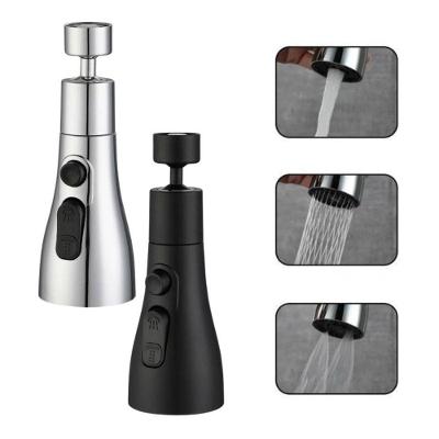 Extensor para Torneira Extensor Giratório 360° 03 Modos de Jato Prata Top Rio Comercial