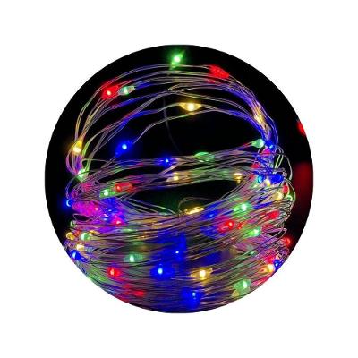Kit Fio de Fada LED para Decoração Kit 03 Colorido 10 Metros 3 Cordões Wincy
