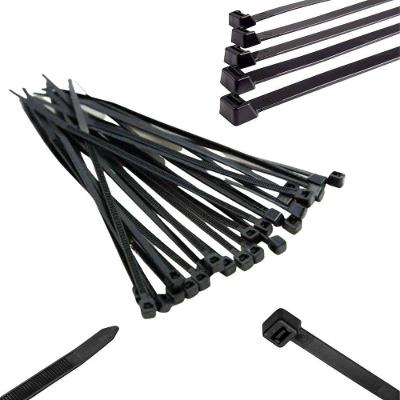 Kit Cinta Plástica Cinta Herman 20x3,6 para Organização de Cabos com Alta Resistência Preto