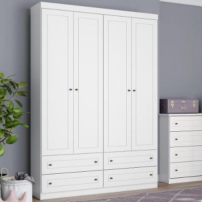 Guarda Roupa Amy 4 Portas E 4 Gavetas