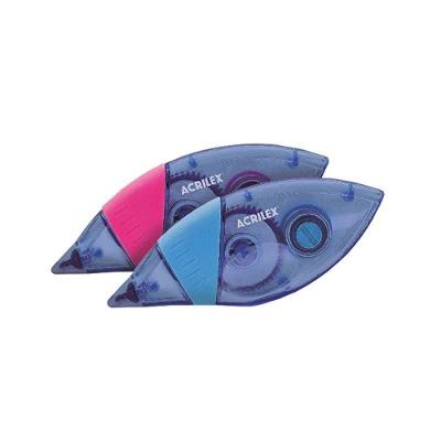 Fita Corretiva Acrilex Fita Branca 8 Metros 5mm 1 Unidade Azul