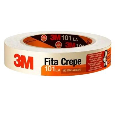 Fita Crepe 3M Brasil Uso Geral 18MM X 50M para Pintura, Marcação e Isolamento 1 Unidade