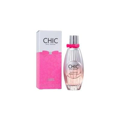 Perfume Chic Pour Femme Feminino Eau de Parfum Oriental Floral com Notas de Limão Siciliano 100ML