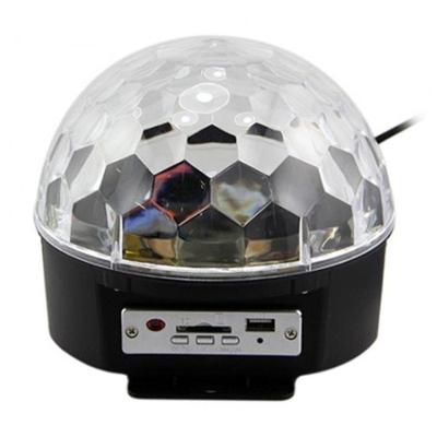 Globo de Luz para Festa Bola Maluca Magic Ball 6 Cores USB com Bluetooth Transparente Aquilae