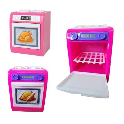 Brinquedo Fogão Infantil Fogão Gourmet Porta Forno Abre com Porta do Forno Que Abre e Fecha Rosa Bs