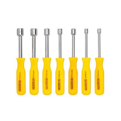 Jogo de Chaves Canhão Jogo com 7 Chaves 05mm a 12mm para Mecânica e Manutenção Cinza Startools