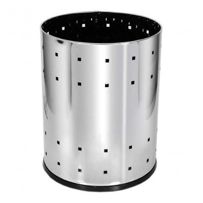 Lixeira Telada 13L Aço Inox com Fundo Plástico para Lixo Seco em Casa Ou Escritório Inox