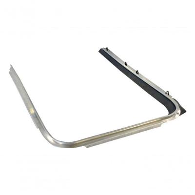 Friso de Porta Direito F103 VW Sedan-Fusca Prata com Pestana Externa Cromada Premium Colchões