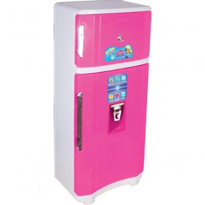 Geladeira Infantil de Brinquedo Duplex com Dispenser Que Jorra Água de Verdade