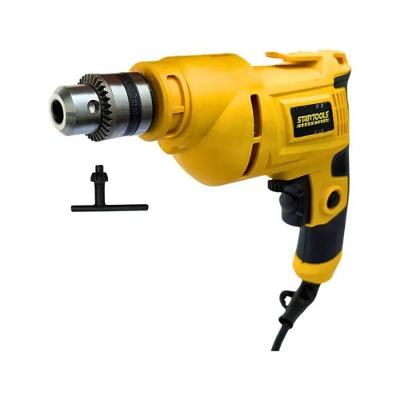 Furadeira de Impacto para Uso Doméstico e Profissional 10 Velocidades com Mandril 10MM Amarelo Preto