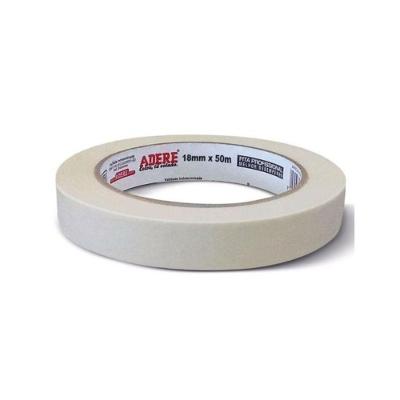 Fita Crepe Uso Geral Adere 423 para Pintura e Marcação 18MM X 50M 1 Unidade Bege