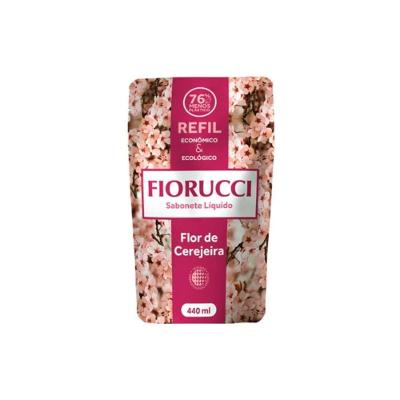 Sabonete Líquido Flor de Cerejeira Refil com Ph Fisiológico 440ML Fiorucci