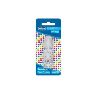 Fita Decorativa Tilibra Quadrados Não Tóxica para Anotações e Organização 5MMX3M 1 Unidade Colorida