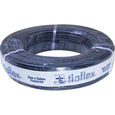 Cabo Para Microfone Balanceado Ofhc 2 X 0,30mm² (22awg) Preto Tiaflex - Rl - 100 [f002]