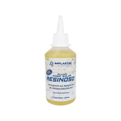 Fluxo Resinoso 110ml para Estanhagem e Limpeza de Oxidações em Pci Implastec
