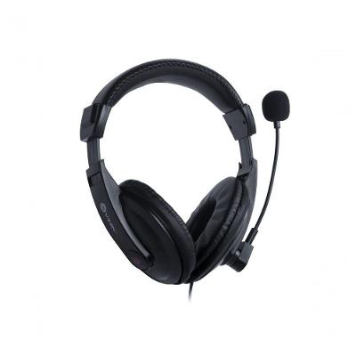 Fone de Ouvido Headset Vinik Go Play FM35 com Microfone e Controlador de Volume Conector 3.5MM Preto