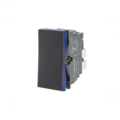 Interruptor Simples 611010PT 10A 250V Automático com Proteção em Sobrecarga e curto-circuito Preto