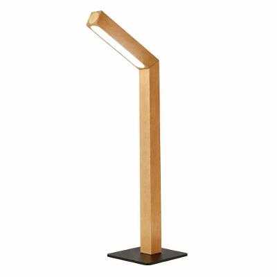 Luminária De Mesa E Parede Led Magnética Sem Fio Estilo Madeira Com Controle Touch E Ajuste De Brilho