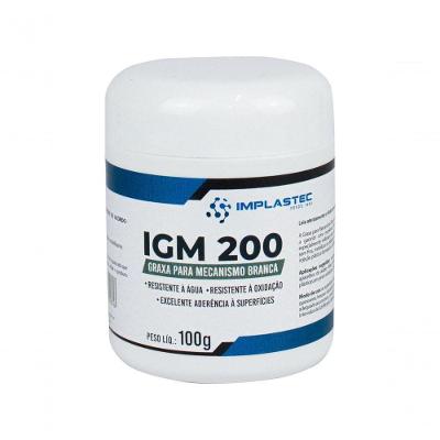 Graxa Branca para Mecanismos IGM 200 Lubrificante para Moldes com Estabilidade Térmica Branco