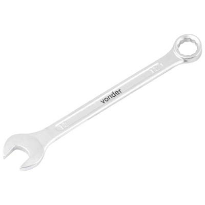 Chave Combinada 12mm Aço Cromado Vanádio Reta - 3742120000 - Vonder