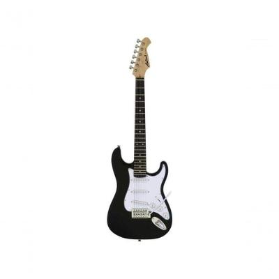 Guitarra Elétrica Pro II STG-Mini com 3 Captadores Single Coil e Ponte VFT-1 Tremolo Black Aria